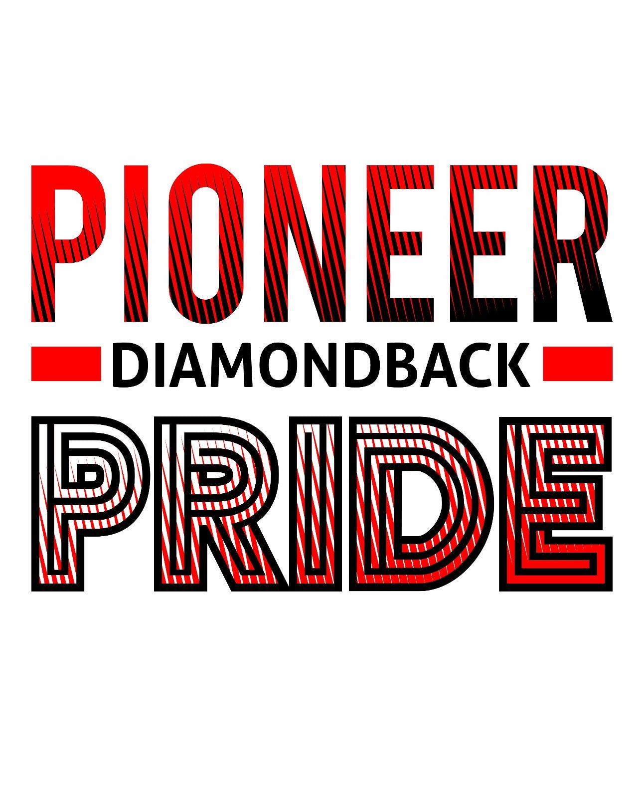 White Pioneer Diamondback Pride