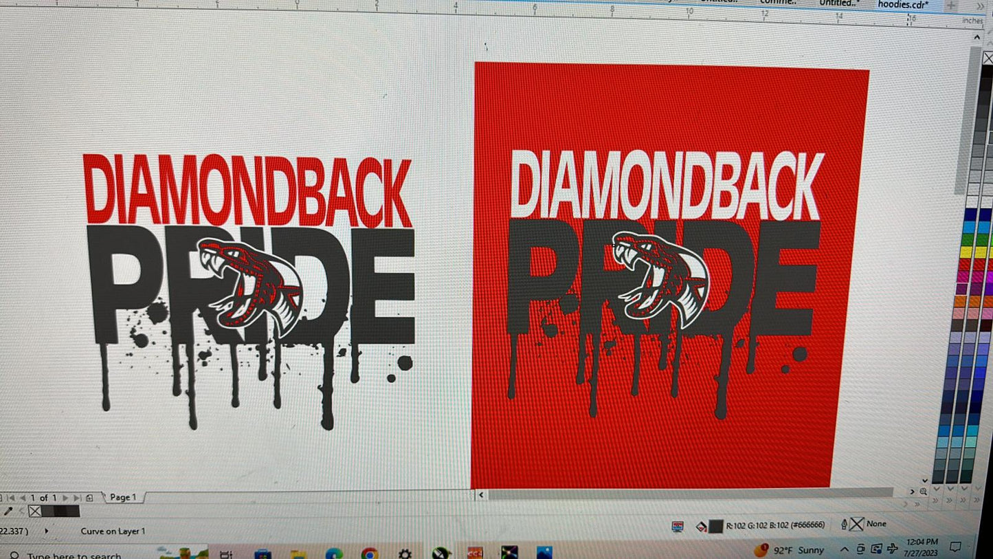 Diamondback Pride Hoodies