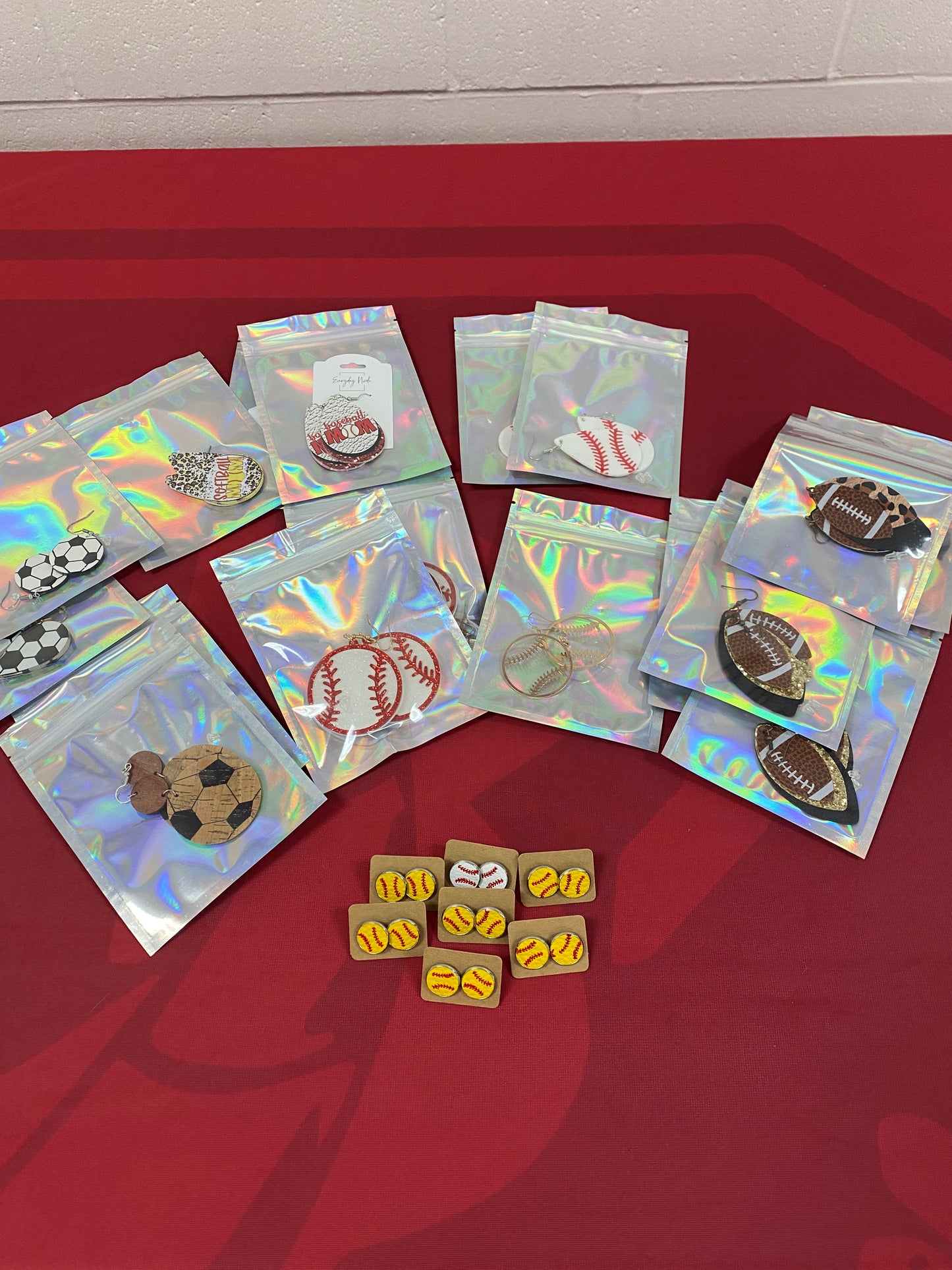 Assorted Sports Earrings