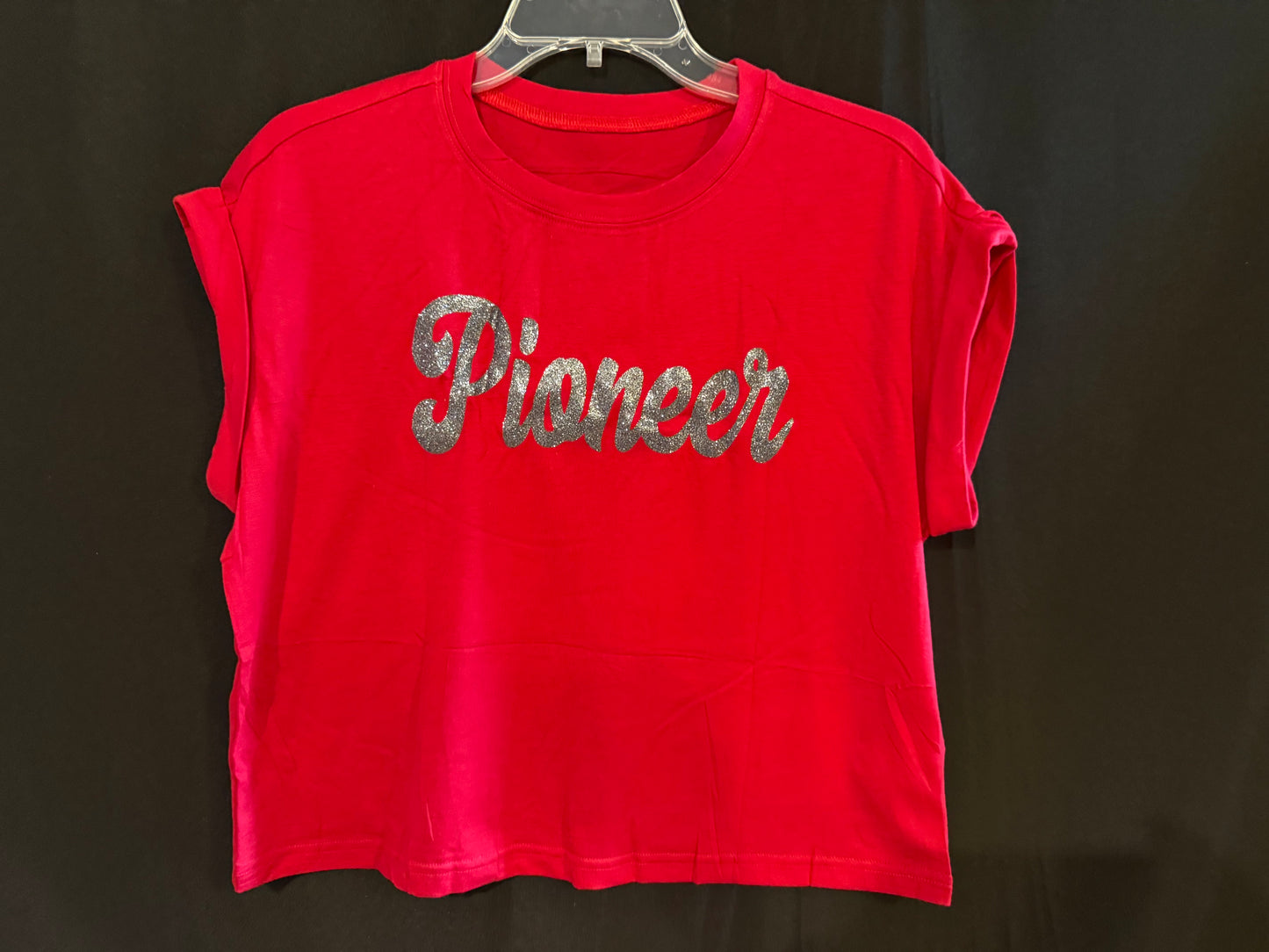 Red Pioneer Crop Top